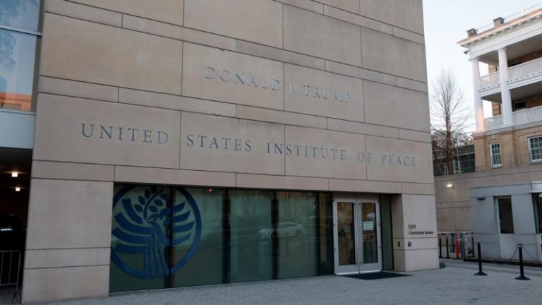 US Institute of Peace officially renamed for Trump as White House moves to dismantle agency: ‘Congratulations’